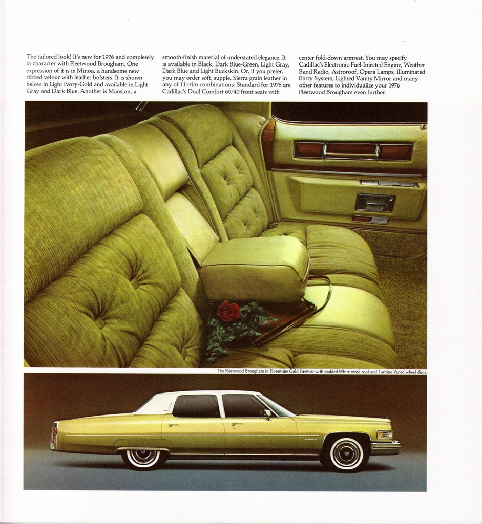 1976 Cadillac Full-Line Prestige Brochure Page 26
